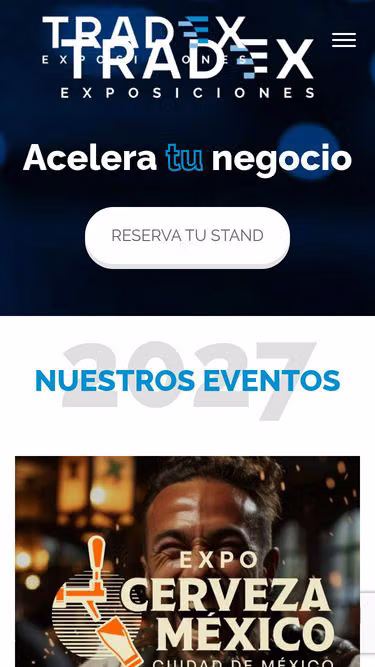 Screenshot of tradex.mx
