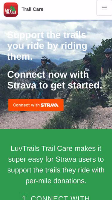 Screenshot of trail.care