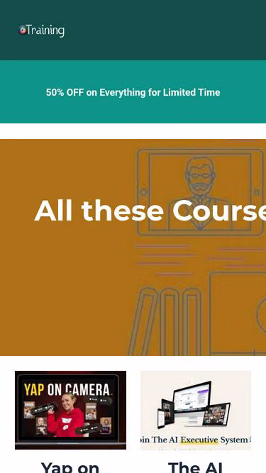 Screenshot of training.com.ve