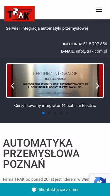 Screenshot of trak.com.pl