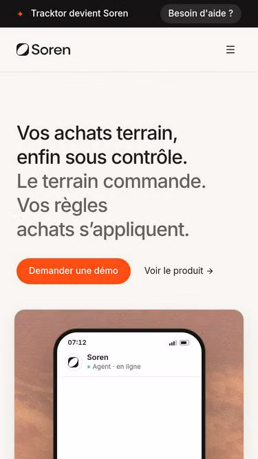 Screenshot of traktor.fr