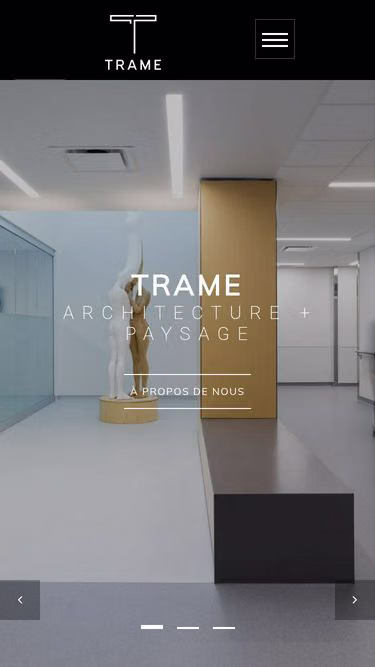 Screenshot of trame.qc.ca