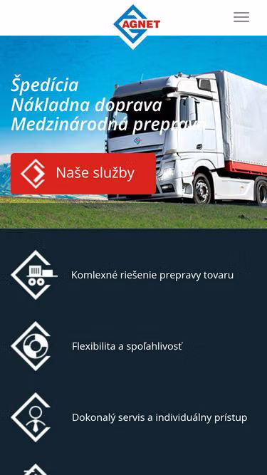 Screenshot of trans.sk