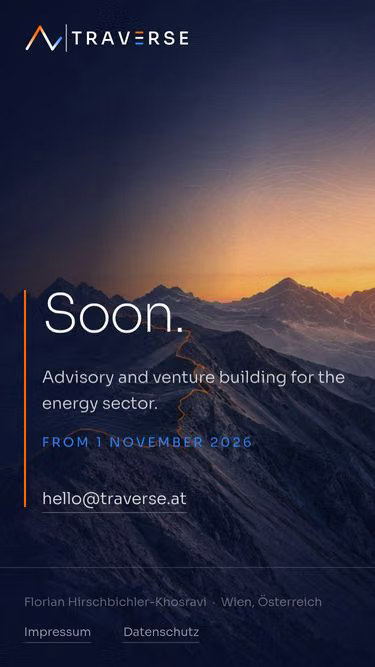 Screenshot of traverse.at