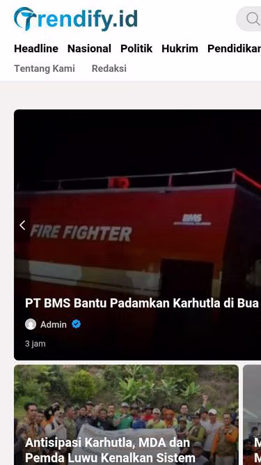 Screenshot of trendify.id