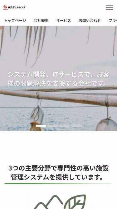Screenshot of trends.co.jp
