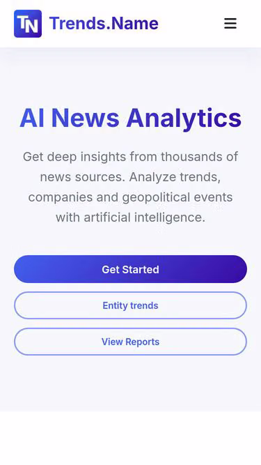Screenshot of trends.name