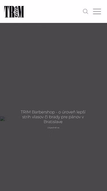 Screenshot of trim.sk