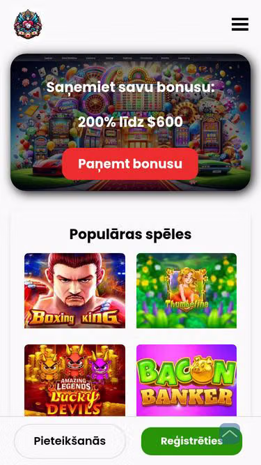 Screenshot of trino.lv