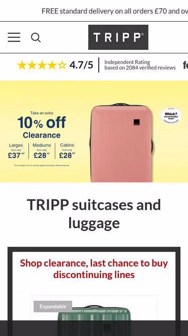 Screenshot of tripp.co