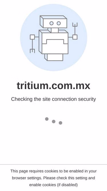 Screenshot of tritium.com.mx