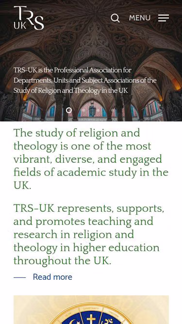 Screenshot of trs.ac.uk