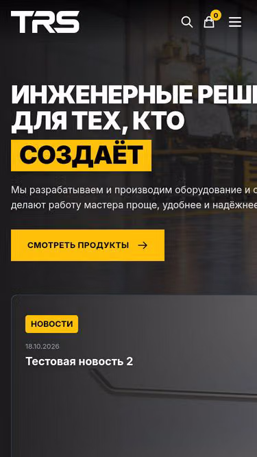 Screenshot of trs.moscow