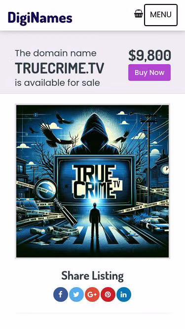 Screenshot of truecrime.tv