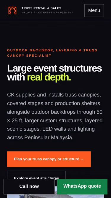 Screenshot of truss.com.my