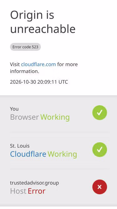 Screenshot of trustedadvisor.group