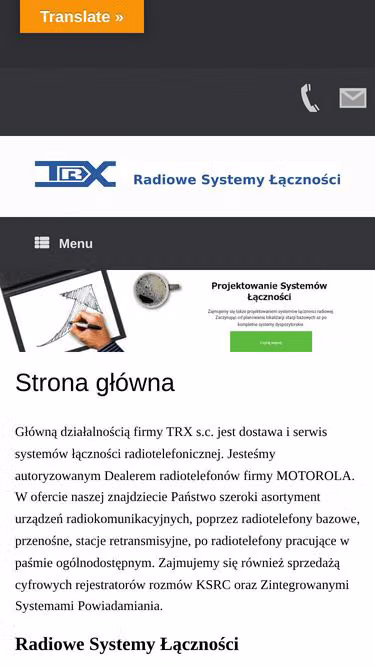 Screenshot of trx.pl