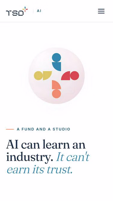 Screenshot of tsd.ai
