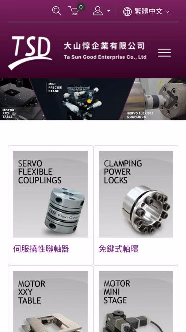 Screenshot of tsd.com.tw