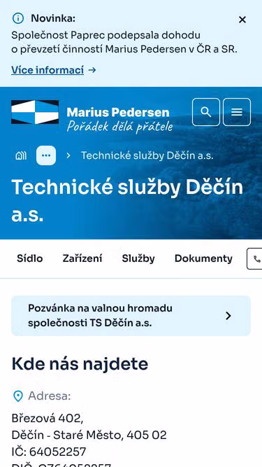 Screenshot of tsd.cz