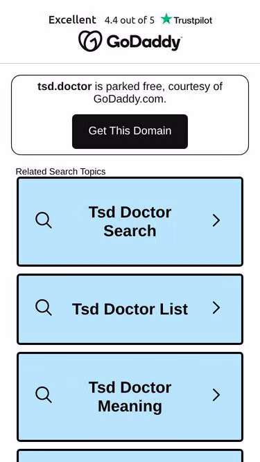 Screenshot of tsd.doctor