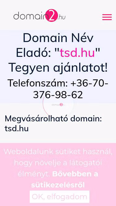 Screenshot of tsd.hu