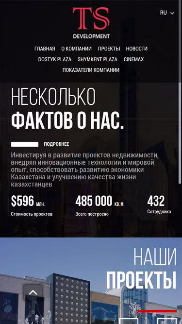 Screenshot of tsd.kz