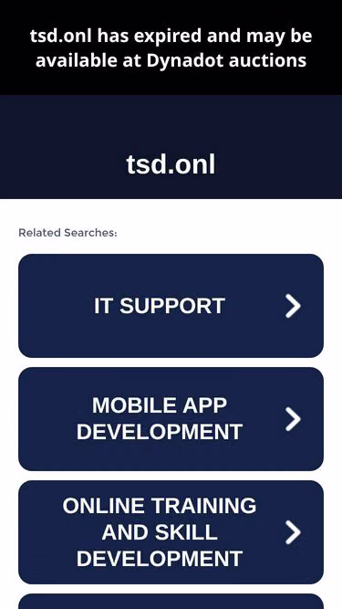 Screenshot of tsd.onl