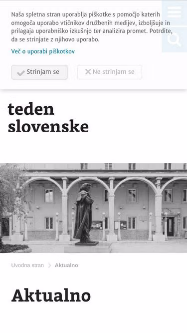 Screenshot of tsd.si