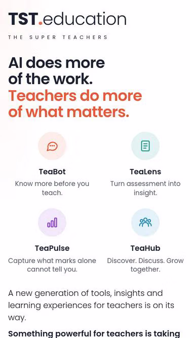 Screenshot of tst.education