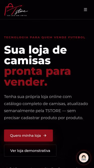 Screenshot of tstore.com.br