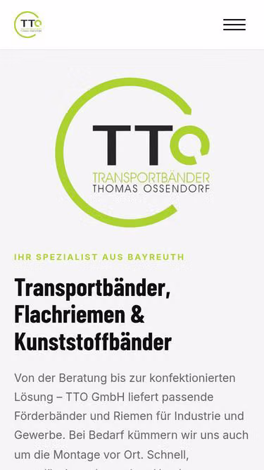 Screenshot of tto.gmbh