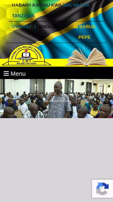 Screenshot of ttu.or.tz