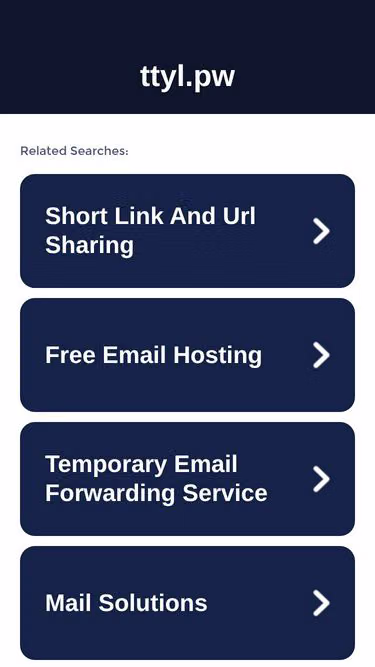 Screenshot of ttyl.pw