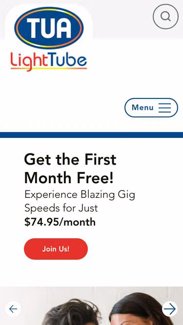 Screenshot of tub.net