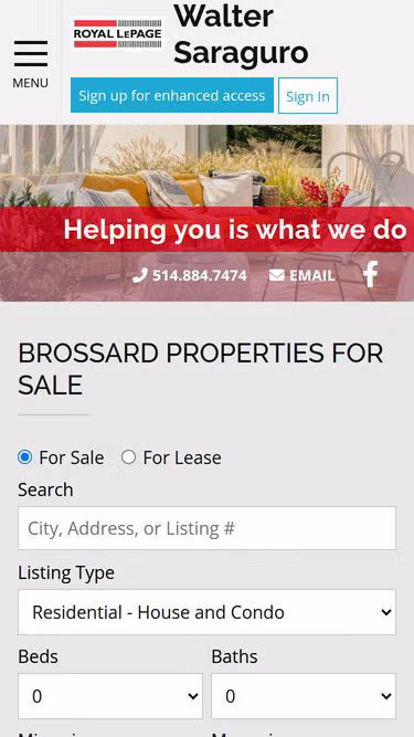 Screenshot of tucasa.ca