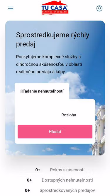 Screenshot of tucasa.sk