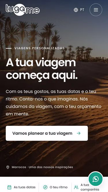 Screenshot of tuga.me
