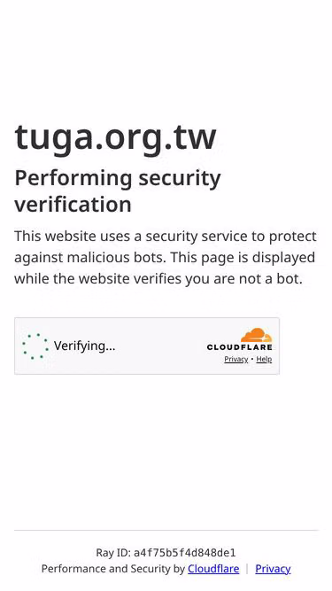 Screenshot of tuga.org.tw