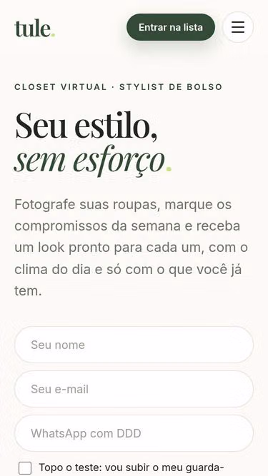 Screenshot of tule.app.br