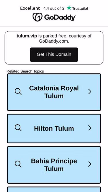 Screenshot of tulum.vip