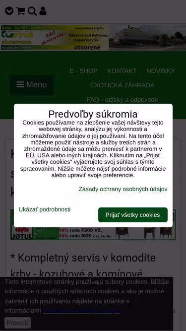 Screenshot of tuma.sk