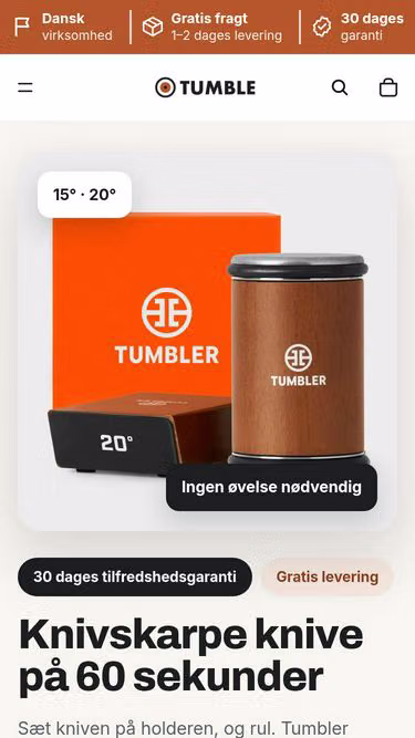 Screenshot of tumble.dk