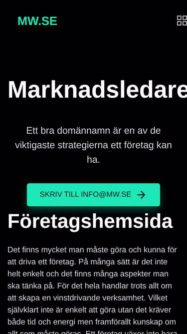 Screenshot of tuna.se