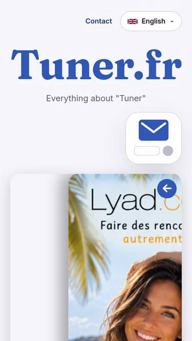 Screenshot of tuner.fr