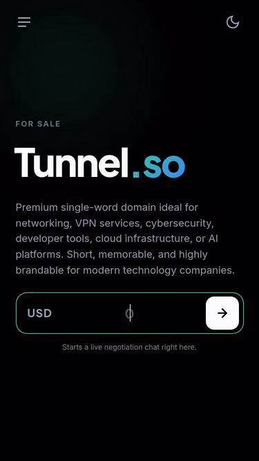 Screenshot of tunnel.so