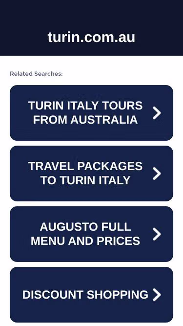 Screenshot of turin.com.au