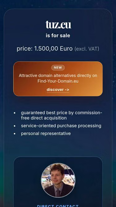 Screenshot of tuz.eu