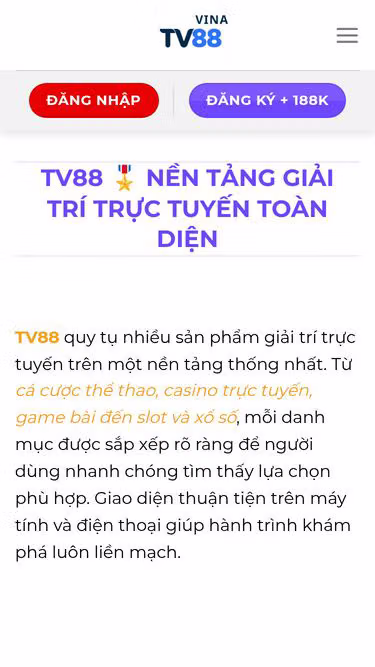 Screenshot of tv88.video