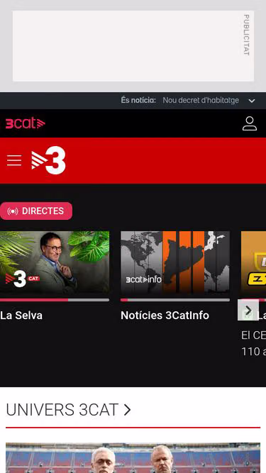 Screenshot of tvc.cat